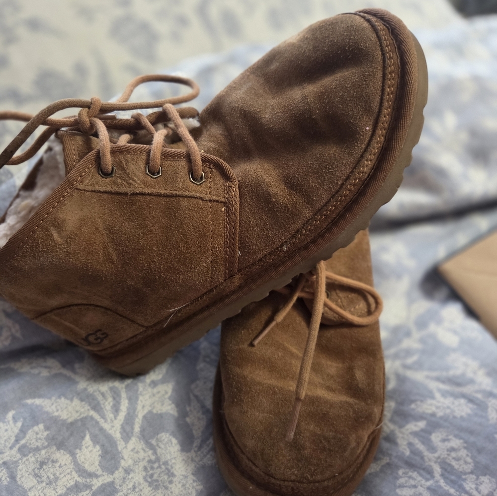UGG Men's Chestnut Brown Suede Chukka Boots